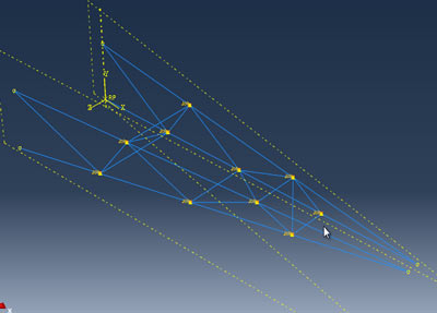 آموزش اباکوس تحلیل سازه جرثقیل با سه مقطع و پروفیل 